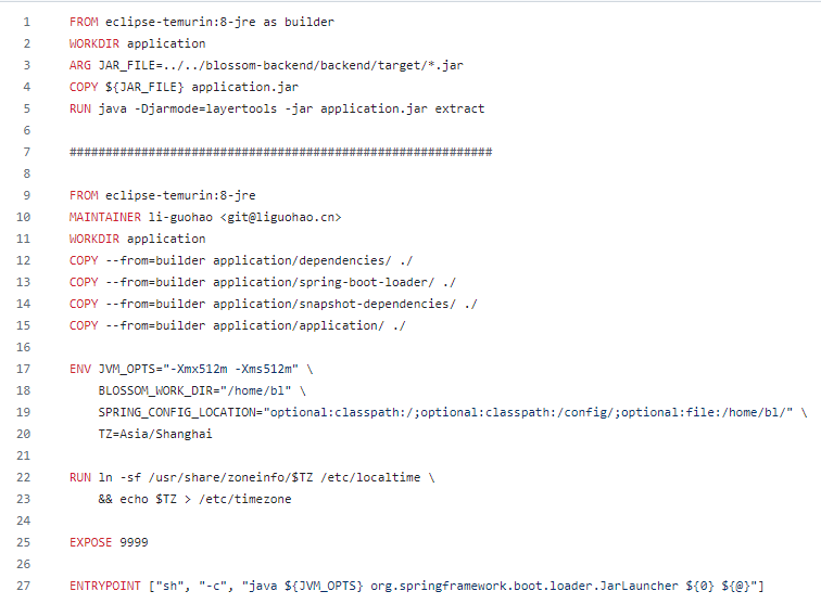 Dockerfile示例